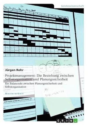 Seller image for Projektmanagement: Die Beziehung zwischen Selbstorganisation und Planungssicherheit for sale by BuchWeltWeit Ludwig Meier e.K.