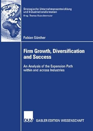 Seller image for Firm Growth, Diversification and Success for sale by BuchWeltWeit Ludwig Meier e.K.