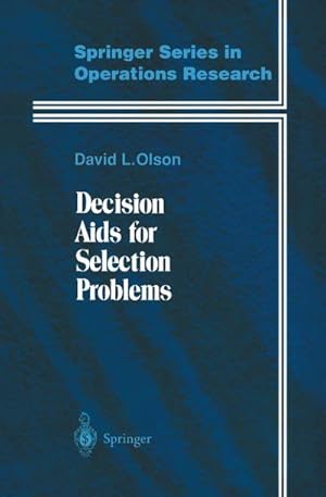 Seller image for Decision Aids for Selection Problems for sale by BuchWeltWeit Ludwig Meier e.K.