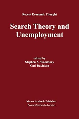 Bild des Verkufers fr Search Theory and Unemployment zum Verkauf von BuchWeltWeit Ludwig Meier e.K.