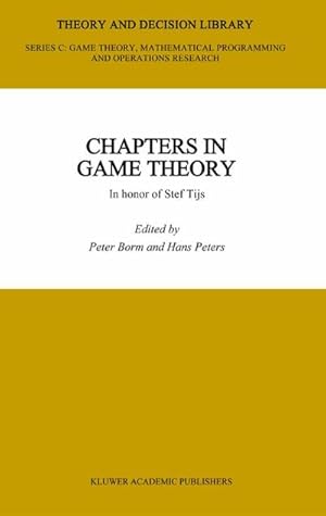 Immagine del venditore per Chapters in Game Theory venduto da BuchWeltWeit Ludwig Meier e.K.