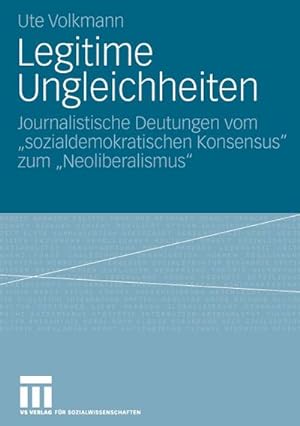 Image du vendeur pour Legitime Ungleichheiten mis en vente par BuchWeltWeit Ludwig Meier e.K.