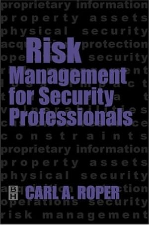 Seller image for Risk Management for Security Professionals for sale by BuchWeltWeit Ludwig Meier e.K.