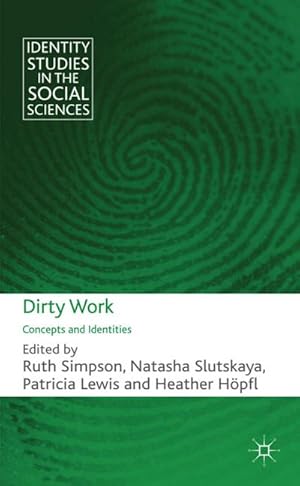 Seller image for Dirty Work: Concepts and Identities for sale by BuchWeltWeit Ludwig Meier e.K.