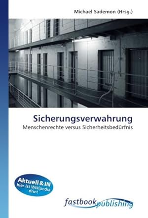 Seller image for Sicherungsverwahrung for sale by BuchWeltWeit Ludwig Meier e.K.