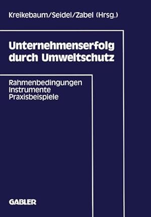 Imagen del vendedor de Unternehmenserfolg durch Umweltschutz a la venta por BuchWeltWeit Ludwig Meier e.K.