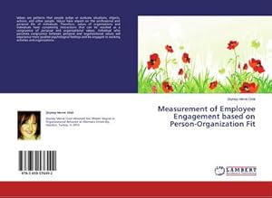 Seller image for Measurement of Employee Engagement based on Person-Organization Fit for sale by BuchWeltWeit Ludwig Meier e.K.