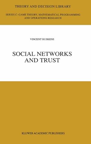 Image du vendeur pour Social Networks and Trust mis en vente par BuchWeltWeit Ludwig Meier e.K.