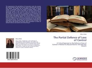 Seller image for The Partial Defence of Loss of Control for sale by BuchWeltWeit Ludwig Meier e.K.