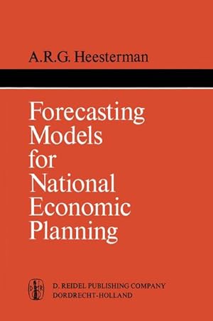 Bild des Verkufers fr Forecasting Models for National Economic Planning zum Verkauf von BuchWeltWeit Ludwig Meier e.K.