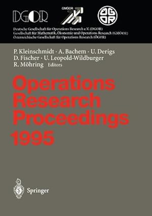 Seller image for Operations Research Proceedings 1995 for sale by BuchWeltWeit Ludwig Meier e.K.