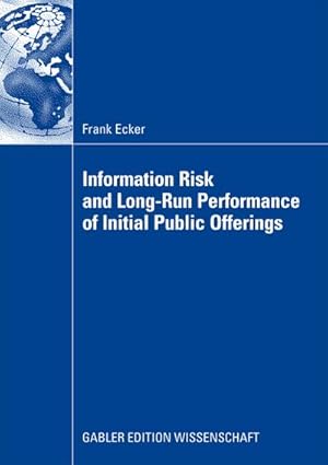 Seller image for Information Risk and Long-Run Performance of Initial Public Offerings for sale by BuchWeltWeit Ludwig Meier e.K.