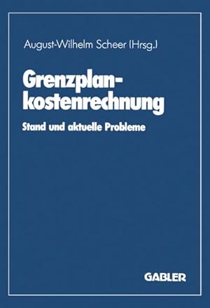 Imagen del vendedor de Grenzplankostenrechnung a la venta por BuchWeltWeit Ludwig Meier e.K.