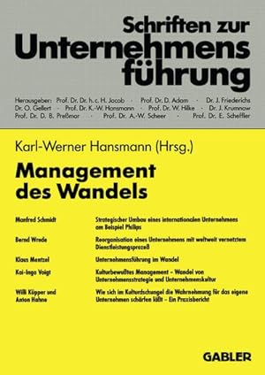 Seller image for Management des Wandels for sale by BuchWeltWeit Ludwig Meier e.K.