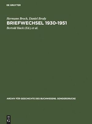Seller image for Briefwechsel 1930-1951 for sale by BuchWeltWeit Ludwig Meier e.K.