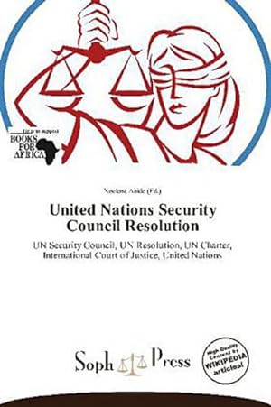 Imagen del vendedor de United Nations Security Council Resolution a la venta por BuchWeltWeit Ludwig Meier e.K.