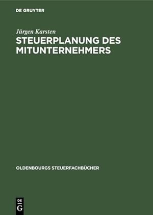 Seller image for Steuerplanung des Mitunternehmers for sale by BuchWeltWeit Ludwig Meier e.K.