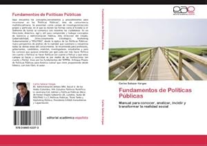 Imagen del vendedor de Fundamentos de Polticas Pblicas a la venta por BuchWeltWeit Ludwig Meier e.K.