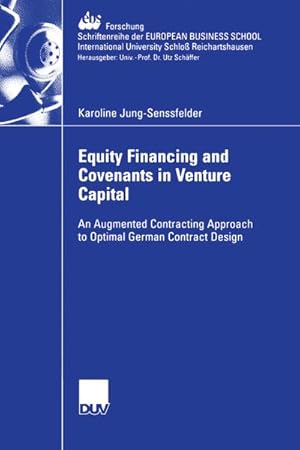 Bild des Verkufers fr Equity Financing and Covenants in Venture Capital zum Verkauf von BuchWeltWeit Ludwig Meier e.K.