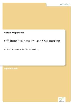 Seller image for Offshore Business Process Outsourcing for sale by BuchWeltWeit Ludwig Meier e.K.