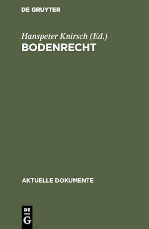 Image du vendeur pour Bodenrecht mis en vente par BuchWeltWeit Ludwig Meier e.K.