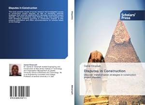 Seller image for Disputes in Construction for sale by BuchWeltWeit Ludwig Meier e.K.