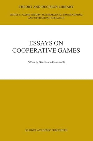 Seller image for Essay in Cooperative Games for sale by BuchWeltWeit Ludwig Meier e.K.