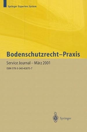 Immagine del venditore per Bodenschutzrecht  Praxis venduto da BuchWeltWeit Ludwig Meier e.K.