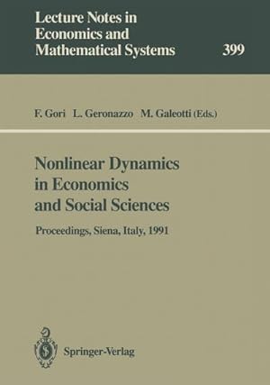 Seller image for Nonlinear Dynamics in Economics and Social Sciences for sale by BuchWeltWeit Ludwig Meier e.K.