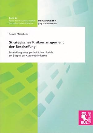 Seller image for Strategisches Risikomanagement der Beschaffung for sale by BuchWeltWeit Ludwig Meier e.K.