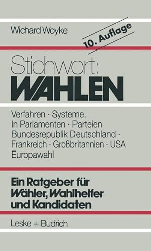 Seller image for Stichwort: Wahlen for sale by BuchWeltWeit Ludwig Meier e.K.