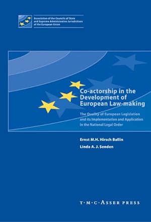 Bild des Verkufers fr Co-actorship in the Development of European Law-Making zum Verkauf von BuchWeltWeit Ludwig Meier e.K.