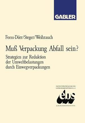 Imagen del vendedor de Mu Verpackung Abfall sein? a la venta por BuchWeltWeit Ludwig Meier e.K.