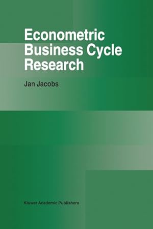 Seller image for Econometric Business Cycle Research for sale by BuchWeltWeit Ludwig Meier e.K.