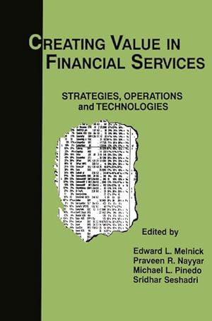 Seller image for Creating Value in Financial Services for sale by BuchWeltWeit Ludwig Meier e.K.