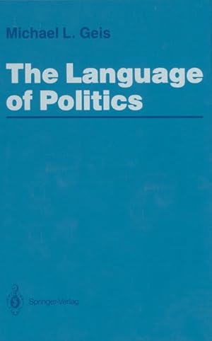 Seller image for The Language of Politics for sale by BuchWeltWeit Ludwig Meier e.K.