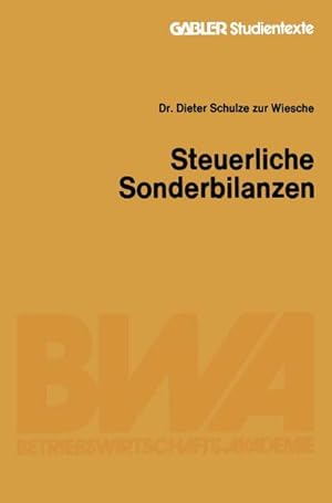 Seller image for Steuerliche Sonderbilanzen for sale by BuchWeltWeit Ludwig Meier e.K.