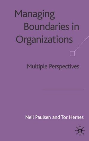 Bild des Verkufers fr Managing Boundaries in Organizations zum Verkauf von BuchWeltWeit Ludwig Meier e.K.