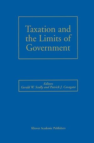 Seller image for Taxation and the Limits of Government for sale by BuchWeltWeit Ludwig Meier e.K.