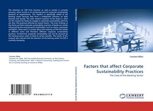 Imagen del vendedor de Factors that affect Corporate Sustainability Practices a la venta por BuchWeltWeit Ludwig Meier e.K.