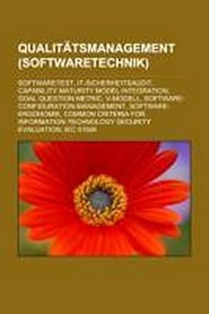 Bild des Verkufers fr Qualittsmanagement (Softwaretechnik) zum Verkauf von BuchWeltWeit Ludwig Meier e.K.
