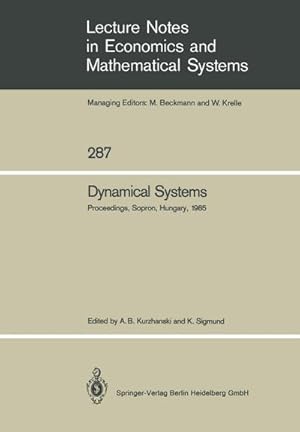 Seller image for Dynamical Systems for sale by BuchWeltWeit Ludwig Meier e.K.