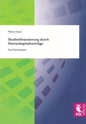 Bild des Verkufers fr Studienfinanzierung durch Humankapitalvertrge zum Verkauf von BuchWeltWeit Ludwig Meier e.K.