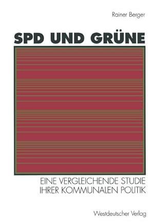 Image du vendeur pour SPD und Grne mis en vente par BuchWeltWeit Ludwig Meier e.K.