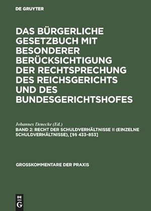 Immagine del venditore per Recht der Schuldverhltnisse II (einzelne Schuldverhltnisse), [ 433-853] venduto da BuchWeltWeit Ludwig Meier e.K.