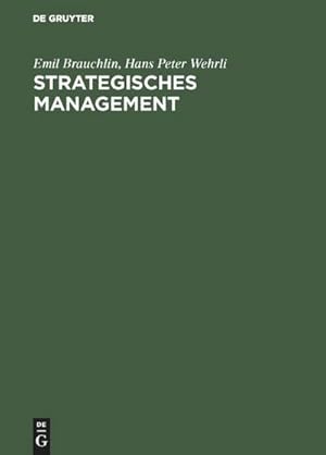 Imagen del vendedor de Strategisches Management a la venta por BuchWeltWeit Ludwig Meier e.K.