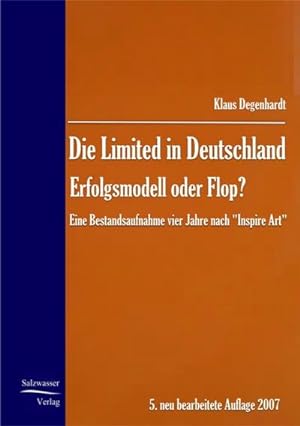 Seller image for Die Limited in Deutschland - Erfolgsmodell oder Flop? for sale by BuchWeltWeit Ludwig Meier e.K.