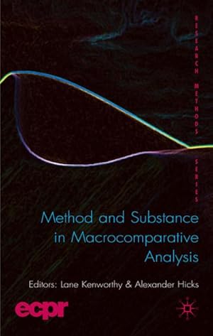 Immagine del venditore per Method and Substance in Macrocomparative Analysis venduto da BuchWeltWeit Ludwig Meier e.K.