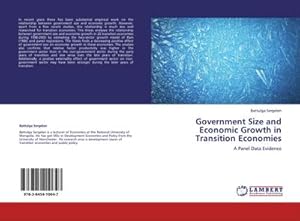 Imagen del vendedor de Government Size and Economic Growth in Transition Economies a la venta por BuchWeltWeit Ludwig Meier e.K.