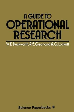 Seller image for A Guide to Operational Research for sale by BuchWeltWeit Ludwig Meier e.K.